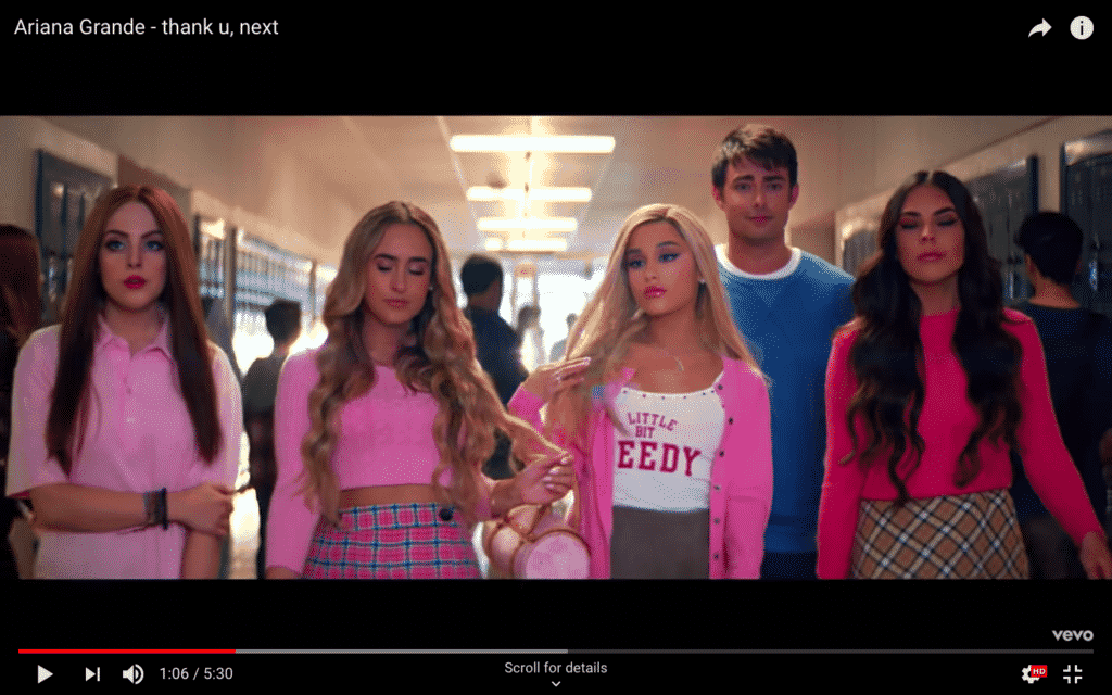 Ariana Grande Thank U Next Video Outfits College Fashion