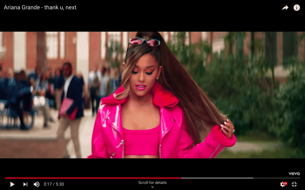 Ariana Grande Thank U Next Video Outfits College Fashion