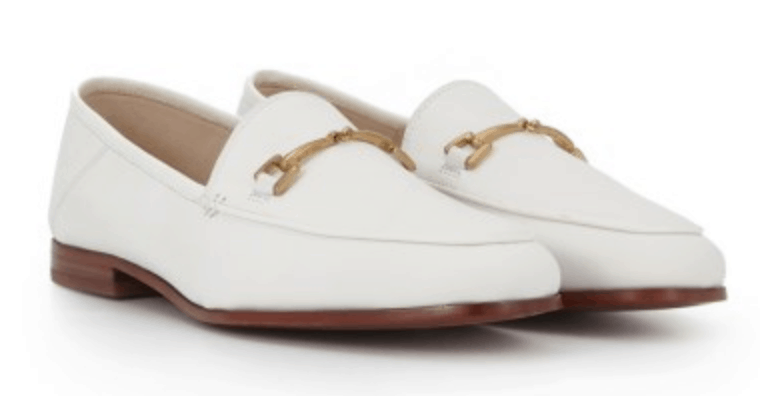 Sam Edelman white loafers