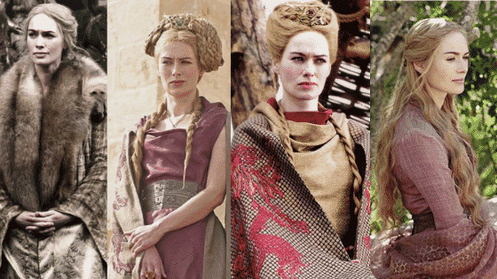 Cersei Lannister outfits - season 1