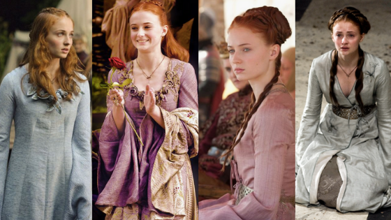 Sansa Stark season 1 outfits