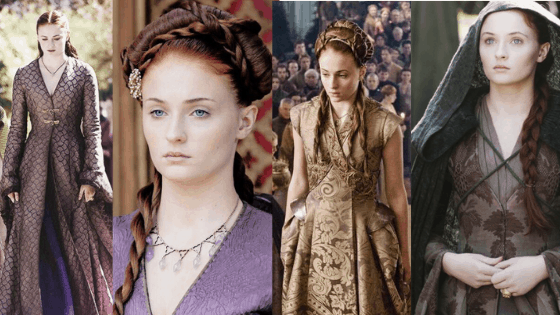 Sansa Stark season 3-4 outfits