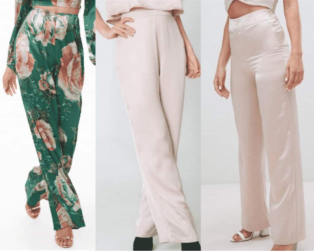 Satin pants trend