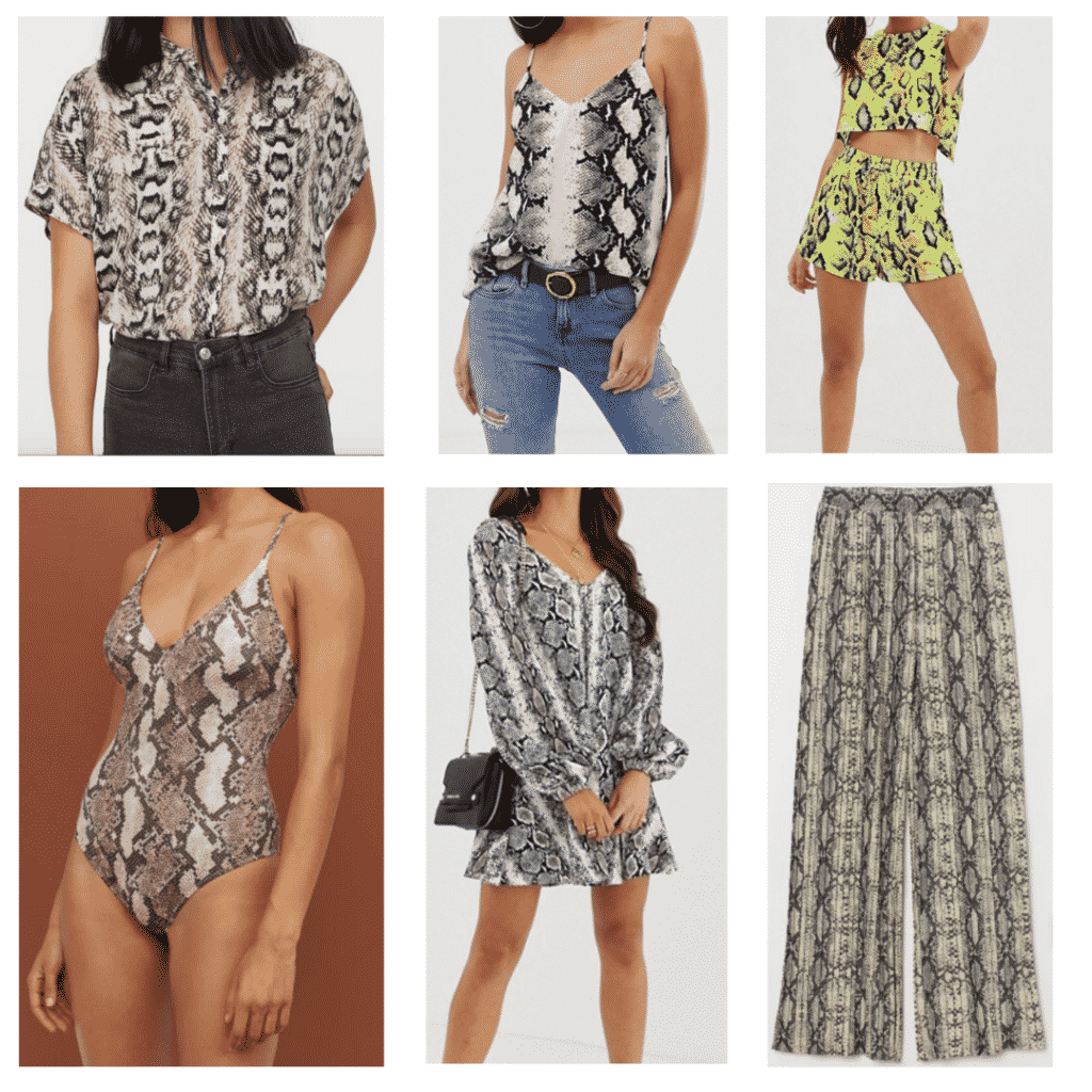 Snake Print: Snake Blouse, Snake One Piece Swimsuit, Snake Cami, Snake Swing Dress, Snake Two Piece Set, Snake Pants