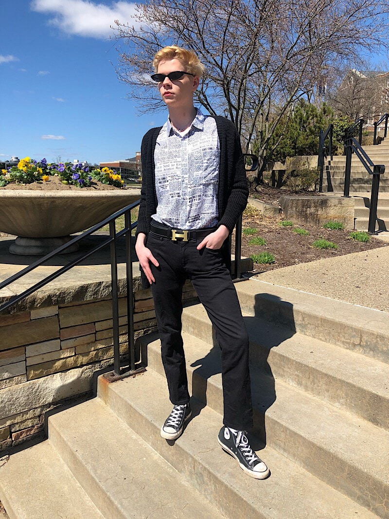 Looks on Campus: Caleb - West Virginia University - College Fashion