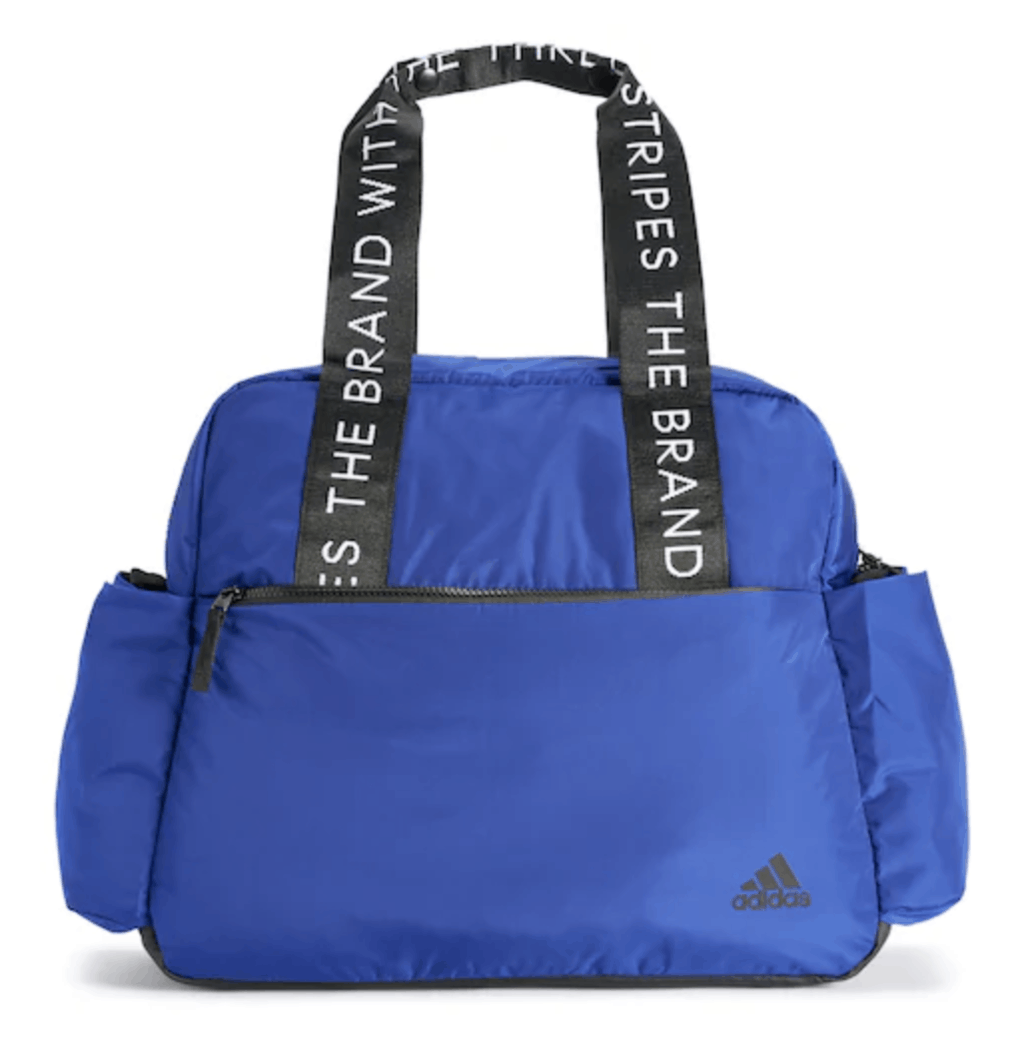 blue tote gym bag