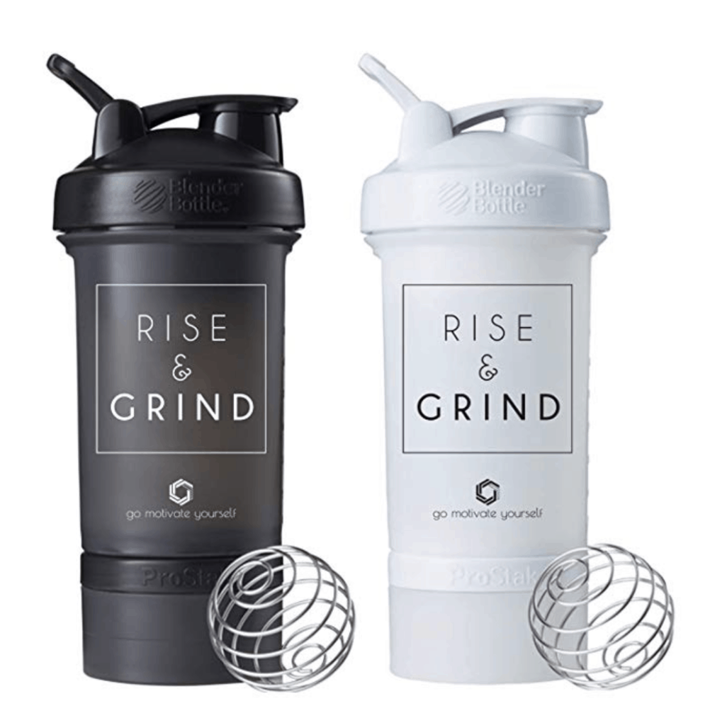 Cute Protein Shaker Bottle With Storage