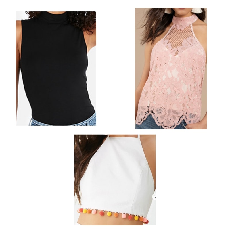 Halter tops inspired by Jane from Jane the Virgin