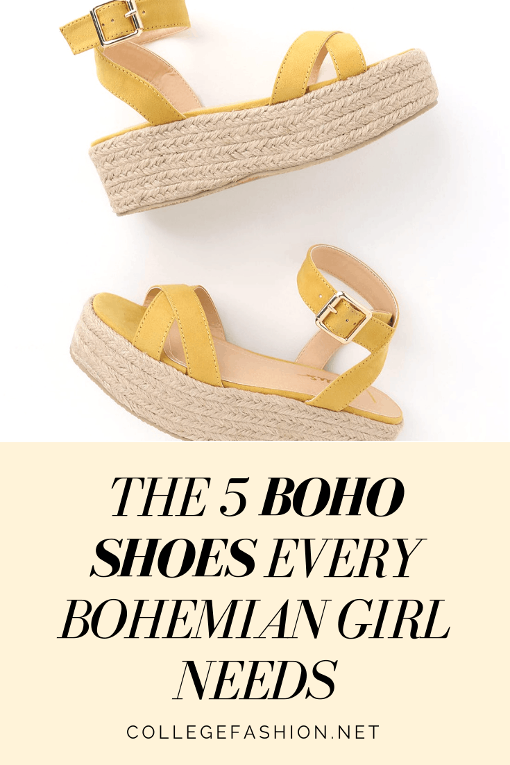 shoes for bohemian attire