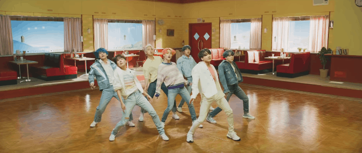 K-Pop Fashion: BTS 'Boy With Luv' feat. Halsey - College 