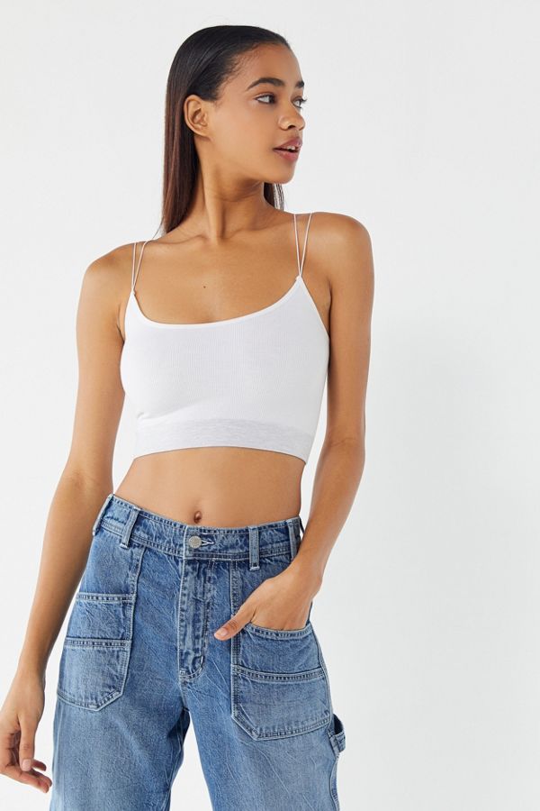 aesthetic instagram outfits - White tank crop top