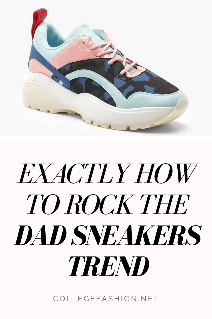 Dad sneakers trend - the ultimate guide to how to wear dad sneakers including celebrity outfits and styling tips