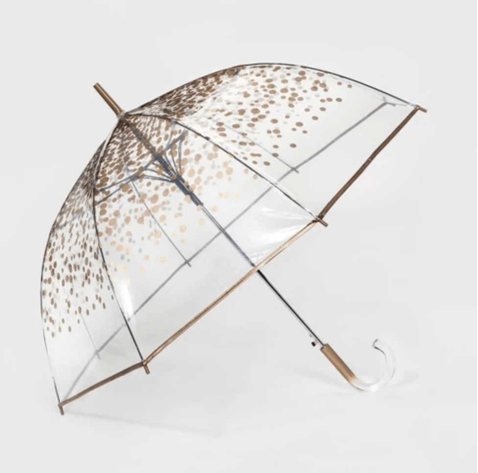 Gold dot umbrella