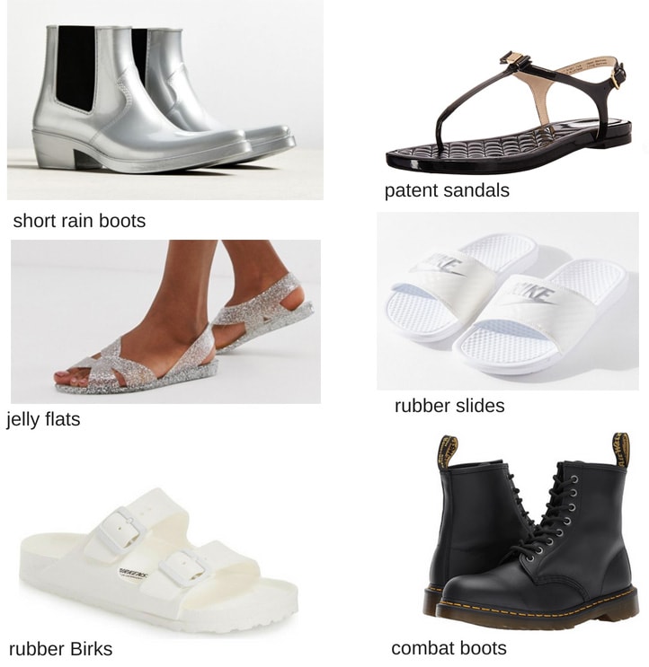 footwear for ladies in rainy season