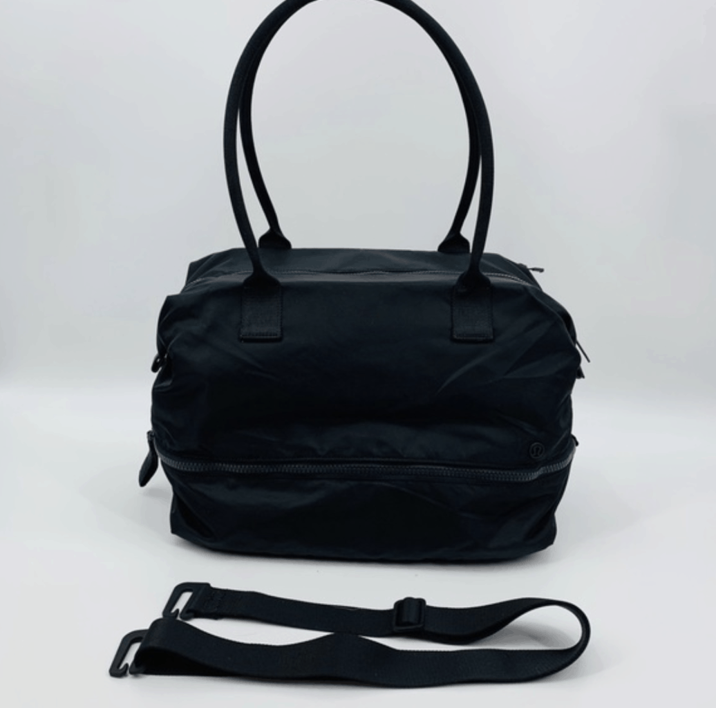 black gym bag