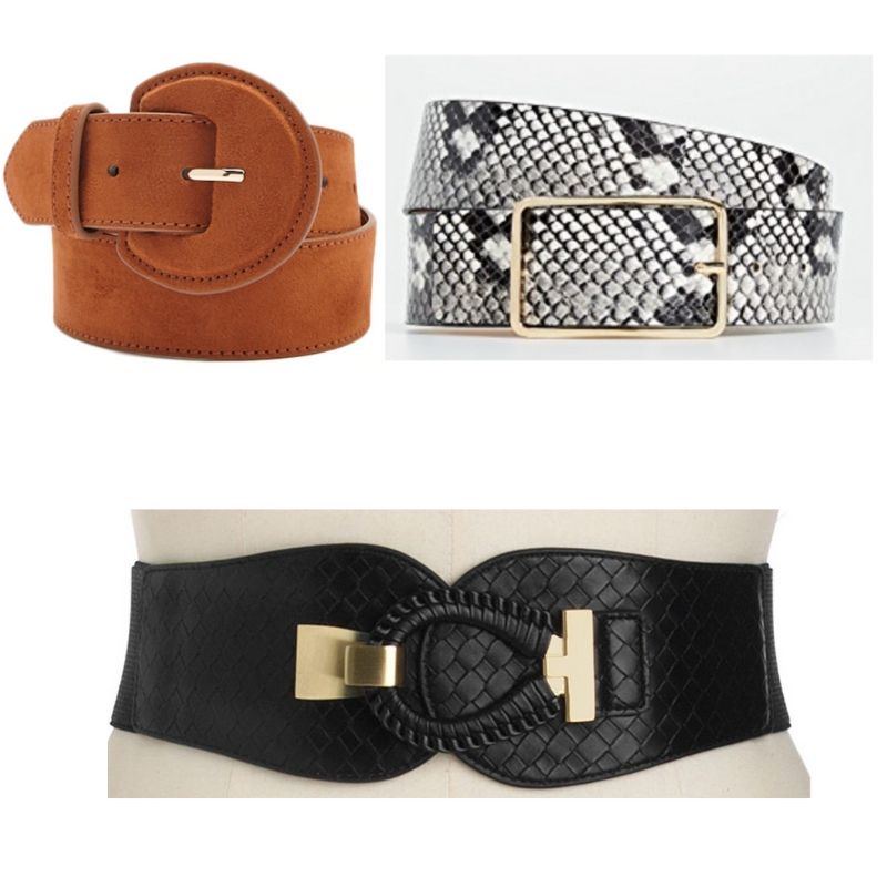 Variety of belts inspired by Xiomara from Jane the Virgin