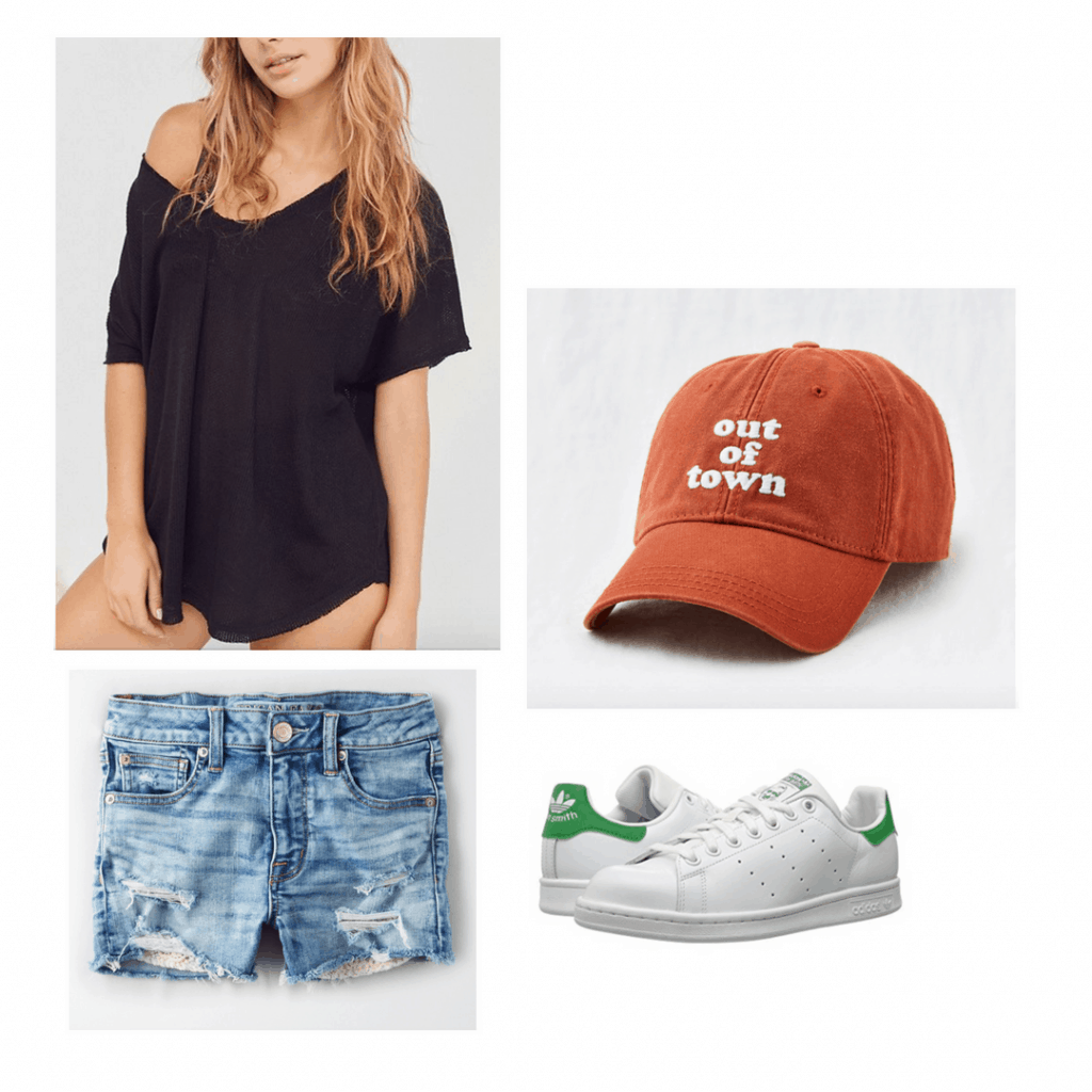 Comfy and easy bachelorette party outfit idea