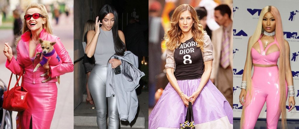Women with unique senses of style - Elle Woods, Kim Kardashian, Carrie Bradshaw, Nicki Minaj