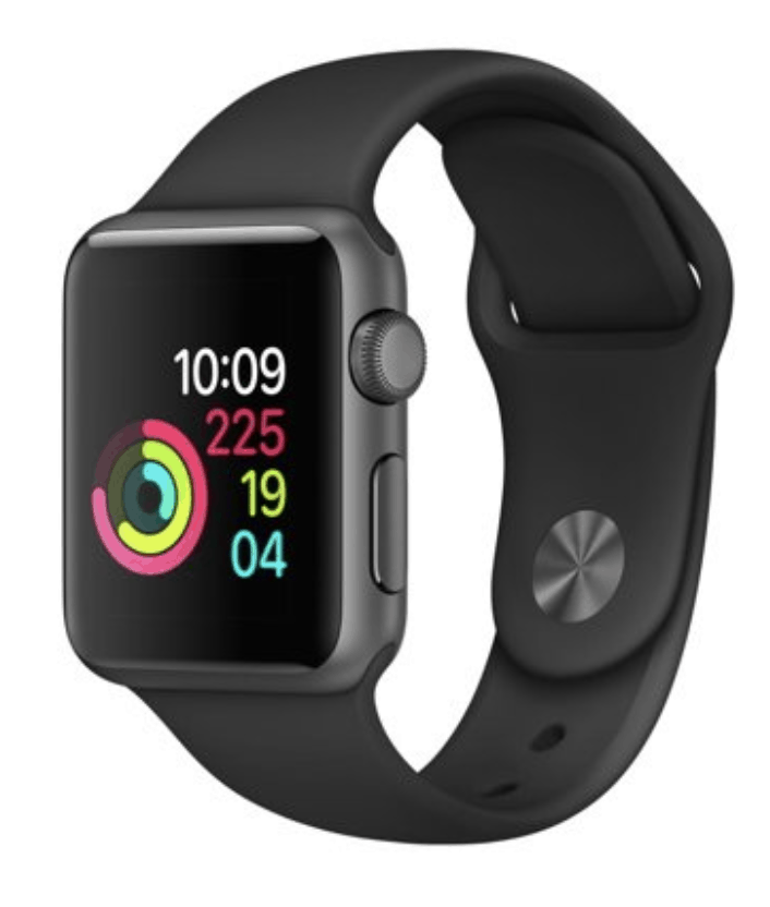 black apple watch