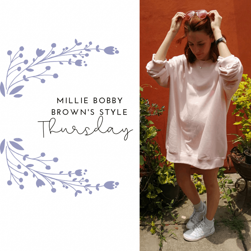 MILLIE'S STYLE THURSDAY: SWEATSHIRT DRESS, SNEAKERS