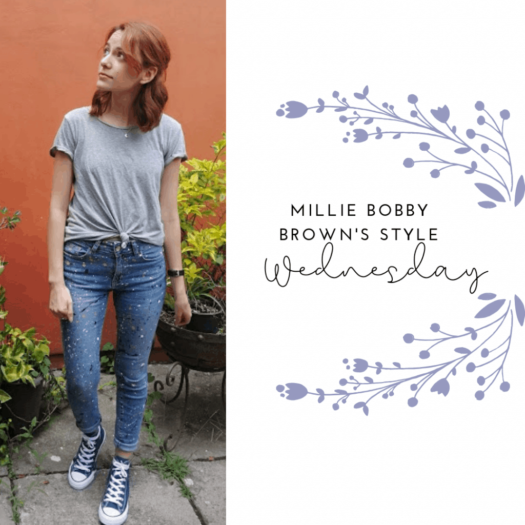 MILLIE'S STYLE WEDNESDAY: JEANS, T SHIRT AND CONVERSE