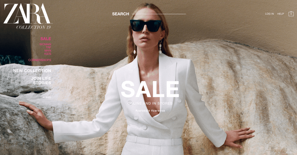 sale zara online