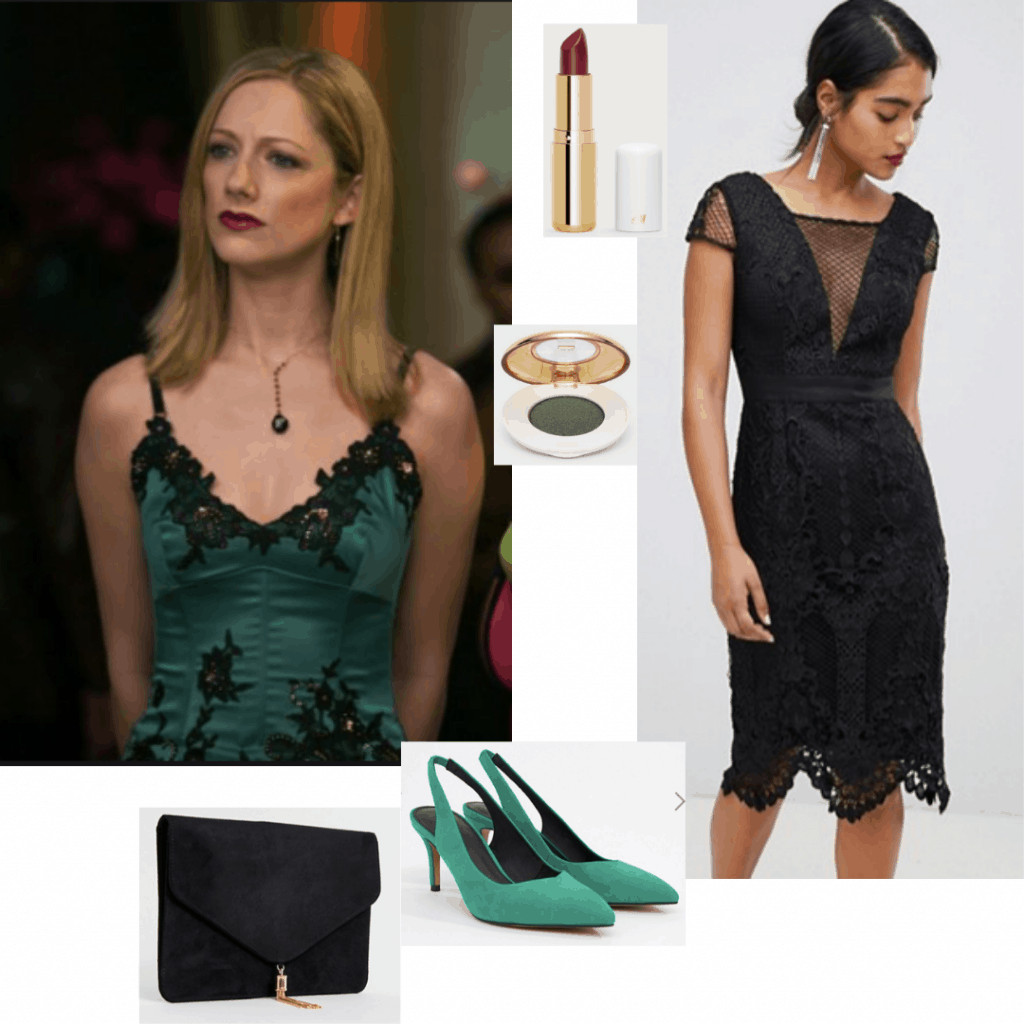 Lucy style from 13 Going on 30: Cami dress in green outfit