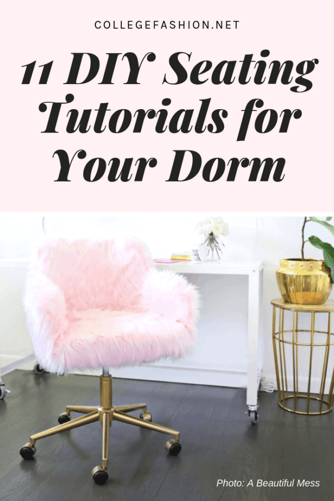 The best DIY seating tutorials for your college dorm