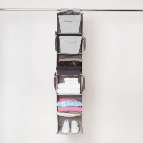 Hanging closet organizer with six pockets from Dormify