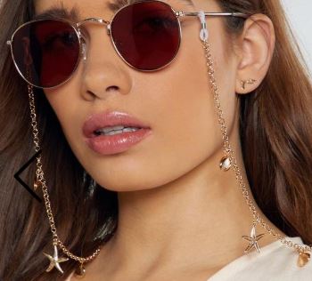 Shell sunglasses chain from Nasty Gal