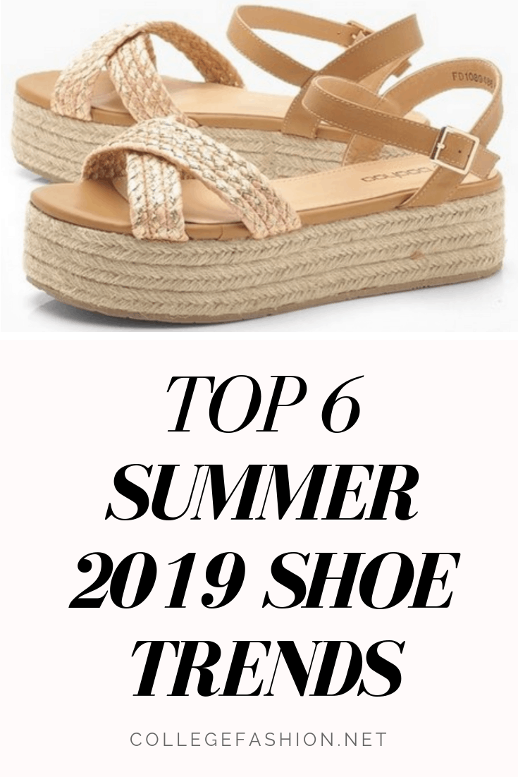 trendy shoes for summer 2019