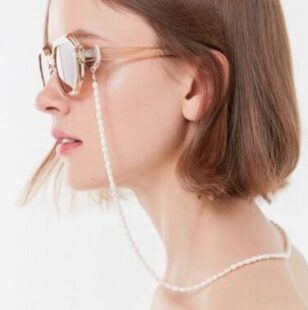 Lara Pearl Sunglasses Chain from Urban Outfitters