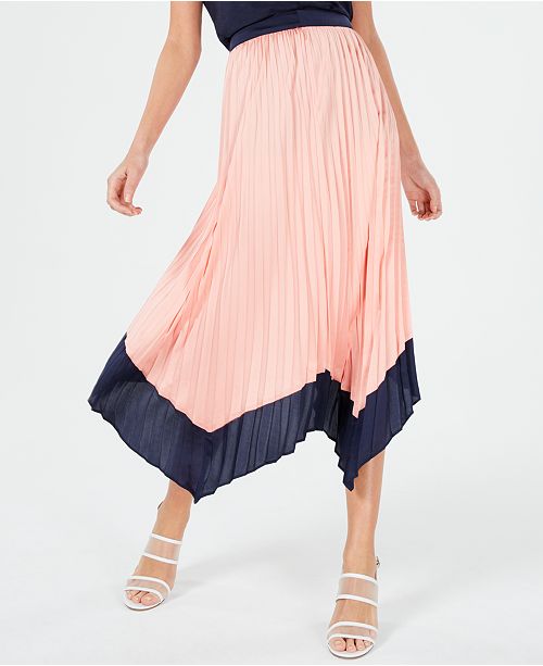 A pleated midi skirt from Macy's