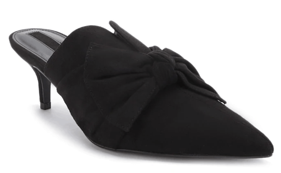 Summer heels cheap - Pointed toe bow mules for .90 from Forever 21