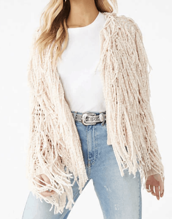 Boho cardigan with fringe - best fall cardigans