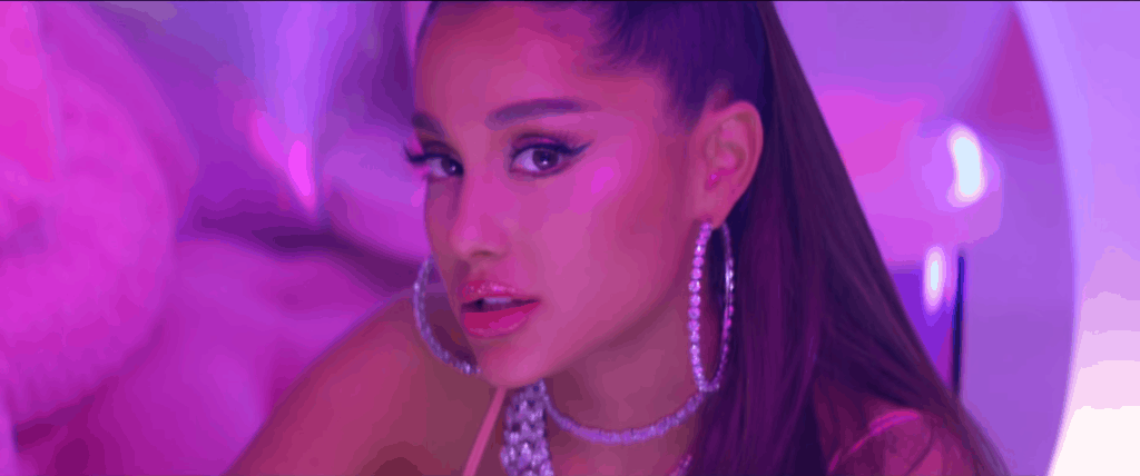 Ariana Grande in the 7 rings music video