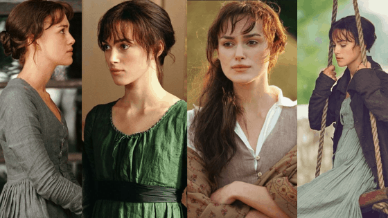 Lizzie Bennet style in Pride and Prejudice the movie