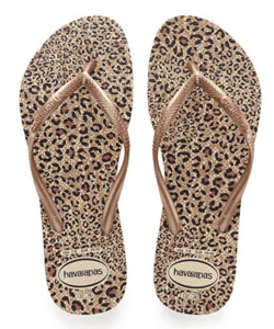 Leopard print havaianas