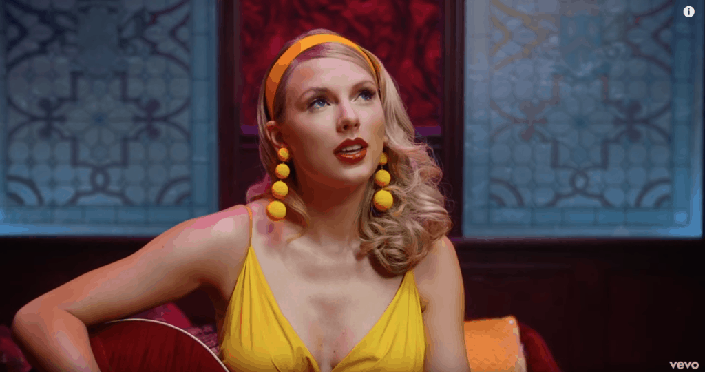 Taylor Swift Lover music video screenshot