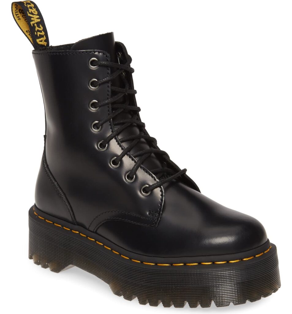 Jadon platform Doc Martens with lug sole from Nordstrom