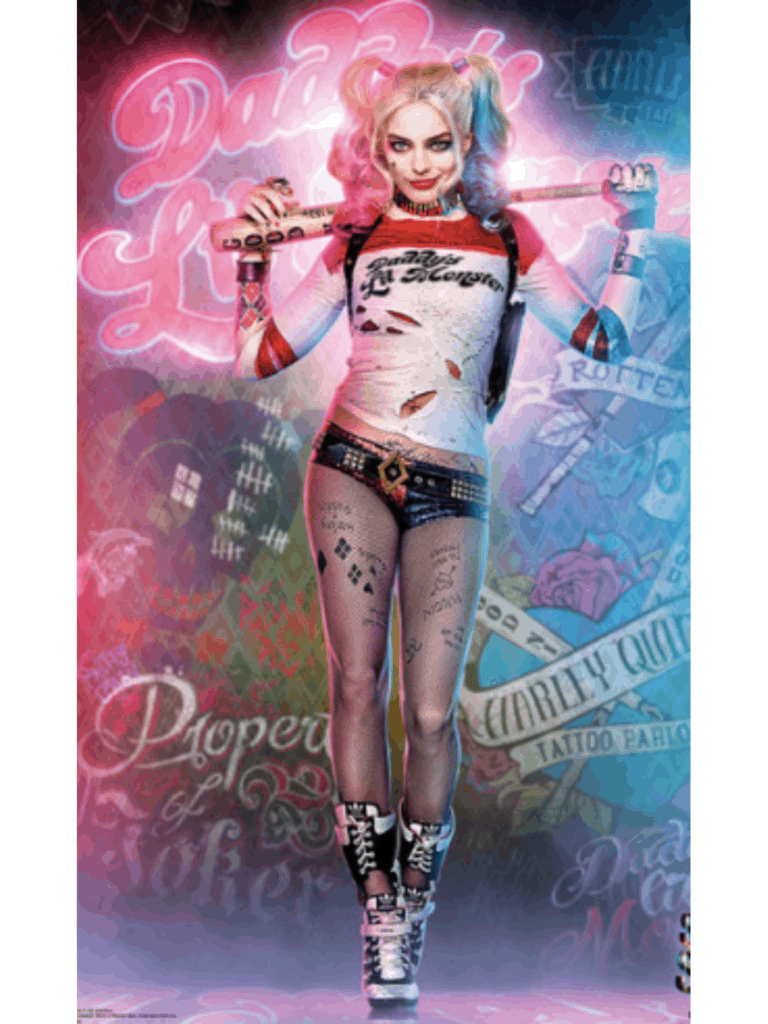 Harley Quinn's style in Suicide Squad