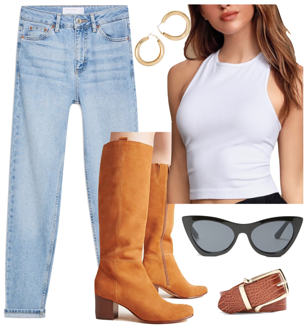white tank top outfit