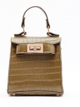 croc print bag