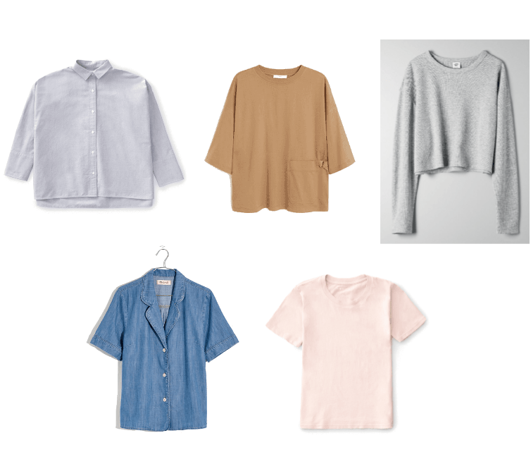 Five Updated fashion Basics You Need in Your Closet ASAP: Boxy Tops