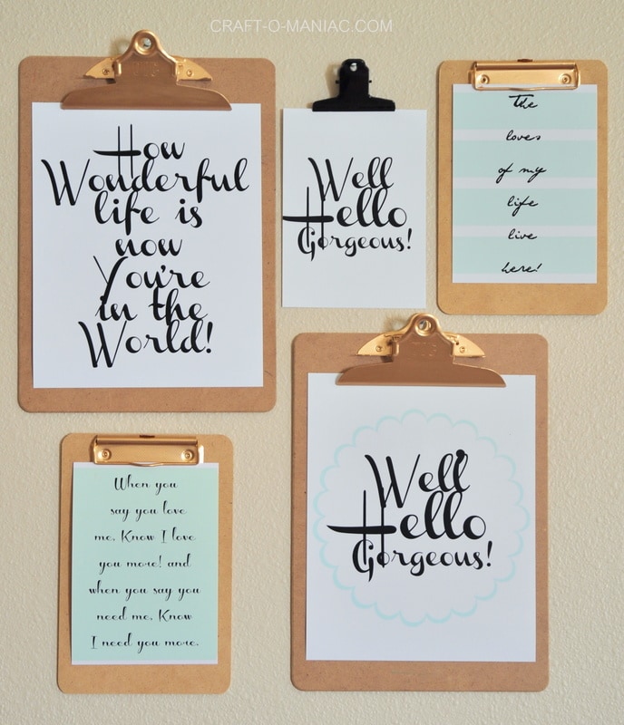 quotes on clipboards