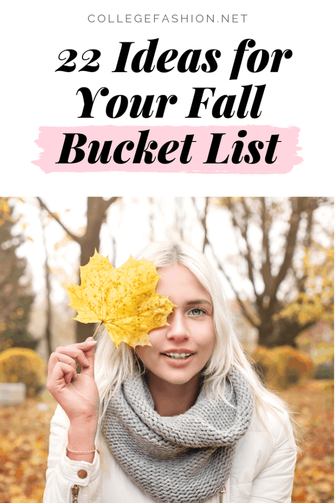 The best fall bucket list - 22 ideas for things to do in fall