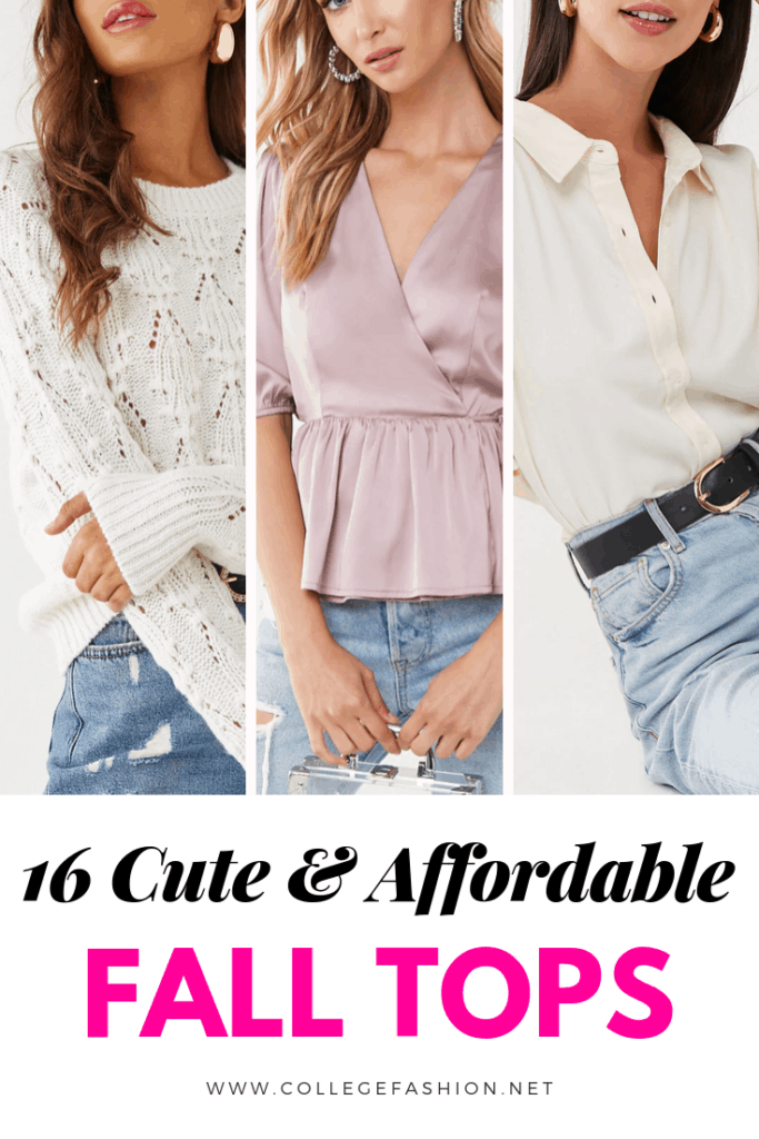 16 cute and affordable fall tops 2019