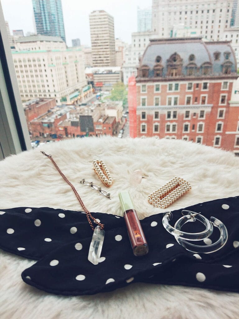 Flatlay example in NYC