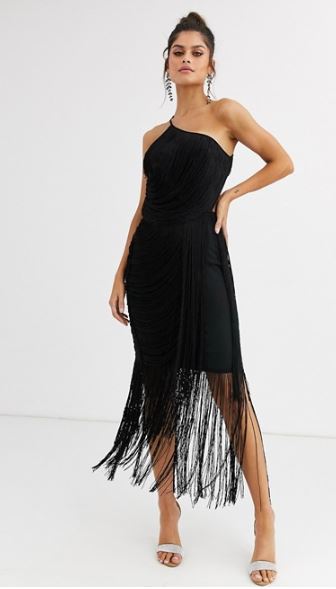 Fringe dress inspired by Carla from the TV show Elite