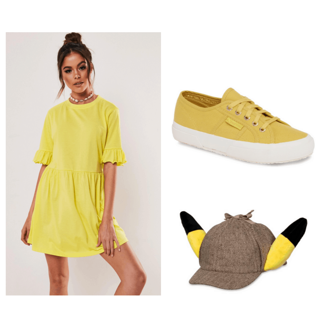 Womens Halloween costumes 2019 idea college fashion - detective pikachu